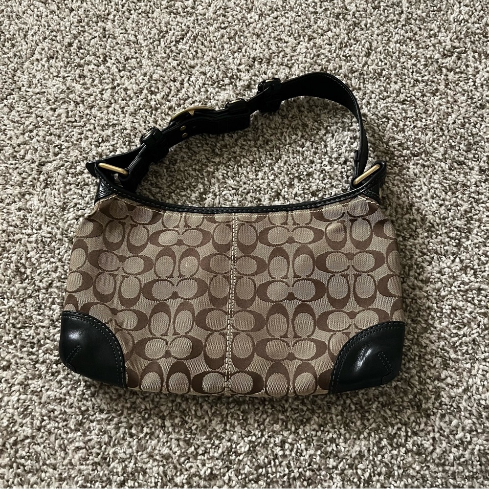 Brown Coach Shoulder Bag